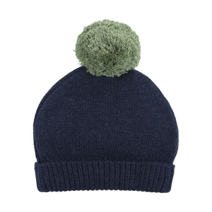 Callum Knit Beanie - Blue