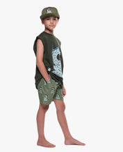 Load image into Gallery viewer, Dino Snake Boardies - Moss Green

