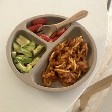 Load image into Gallery viewer, Suction Divided Plate &amp; Fork
