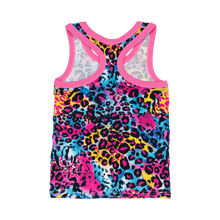 Load image into Gallery viewer, Miami Leopard Singlet Top - Blue/Multi
