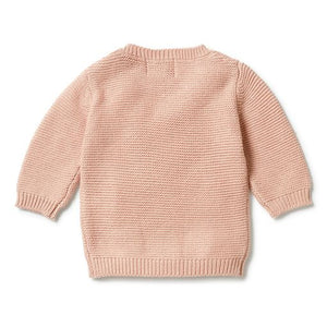 Knitted Cable Jumper - Rose