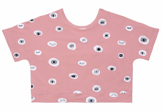 Eyes Love You Tee - Pink