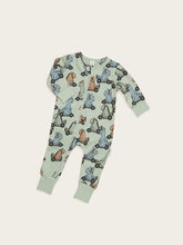 Load image into Gallery viewer, Dino Racer Zip Romper
