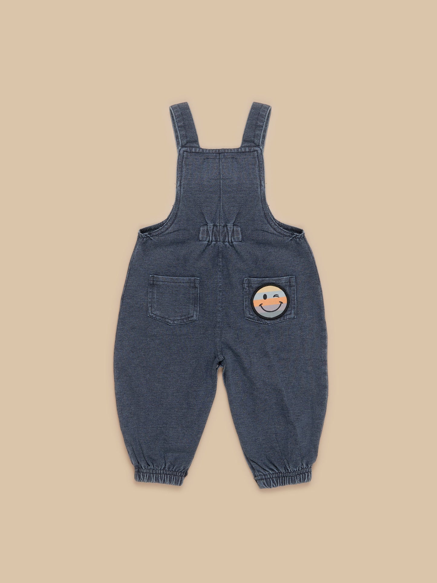 Rainbow Smiley Overalls