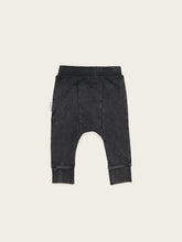 Load image into Gallery viewer, Vintage Black Pocket Drop Crotch Pant
