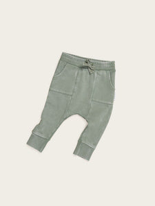 Vintage Fern Pocket Drop Crotch Pant