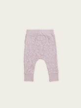 Load image into Gallery viewer, Huxbear Lavender Terry Drop Crotch Pant
