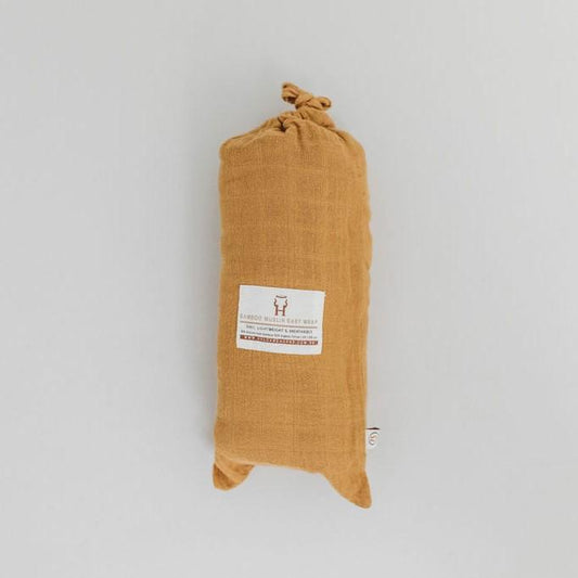 Bamboo Muslin Wrap - Golden Honey