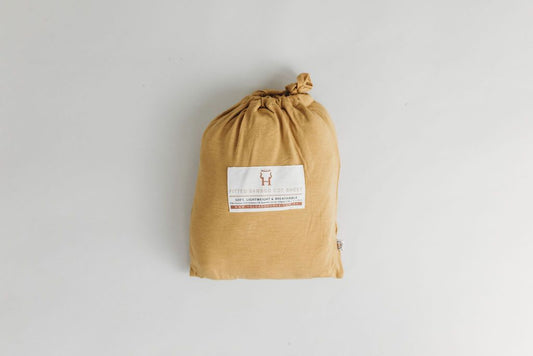 Fitted Cot Sheet - Honey