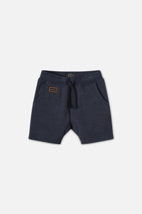 Core Trackie Shorts - Navy Marle