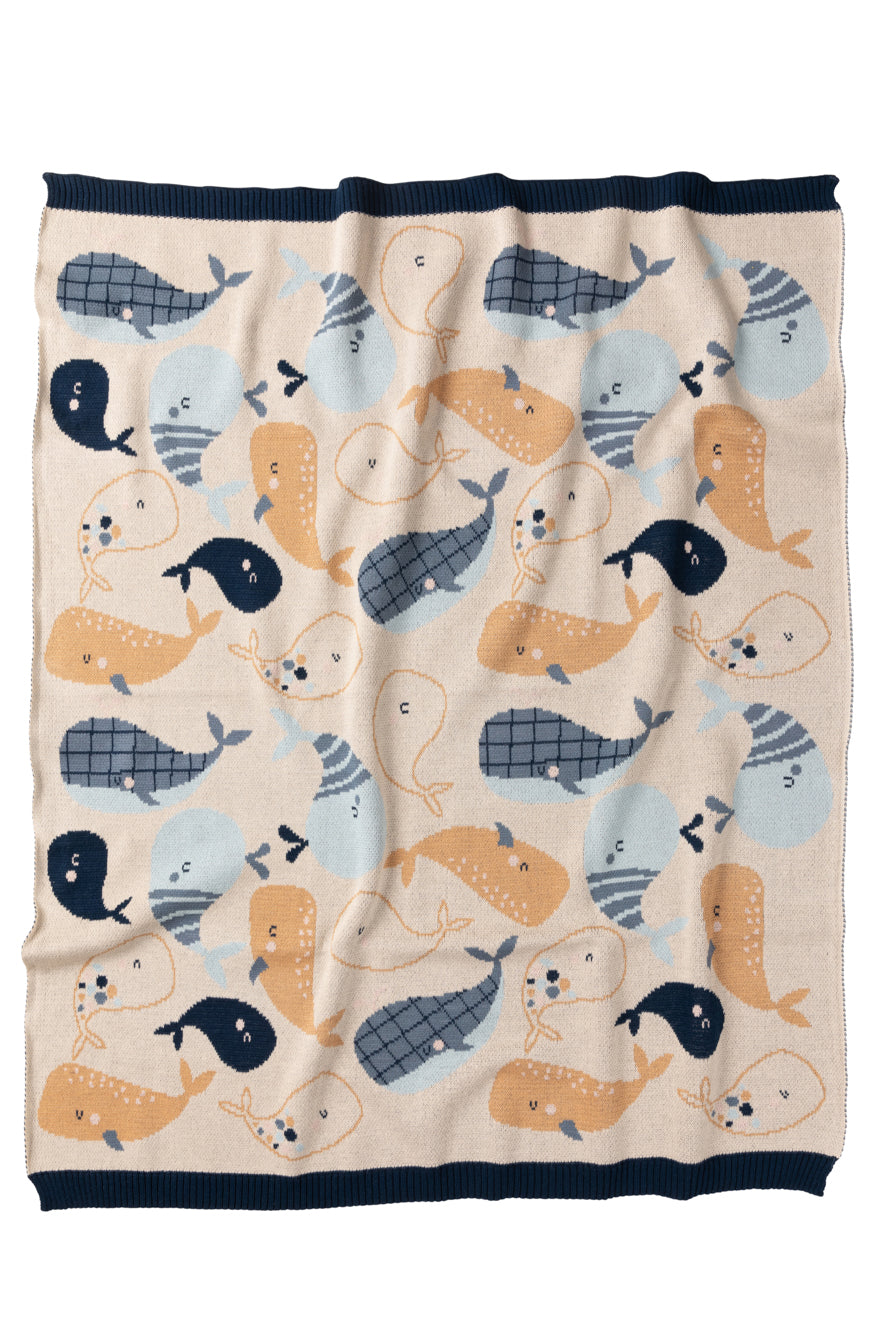 Wilbur Whale Blanket
