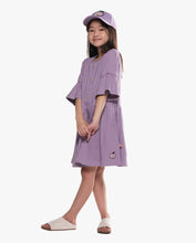 Load image into Gallery viewer, Flare Sleeve Dress - Lilac Rib
