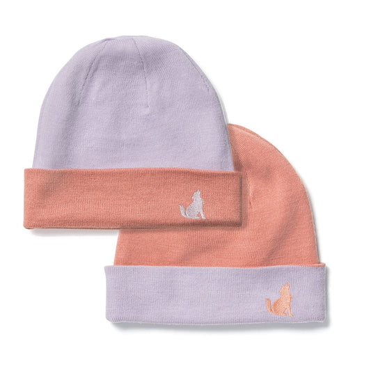 Reversible Beanie - Rose/Lilac