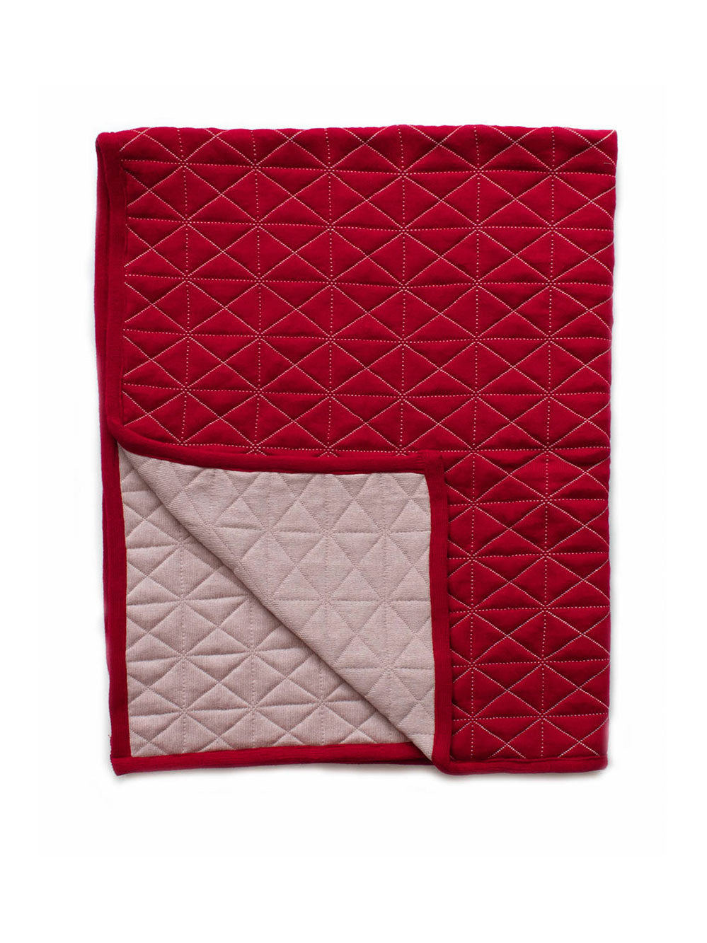 Poppy - Reversible quilted Blanket