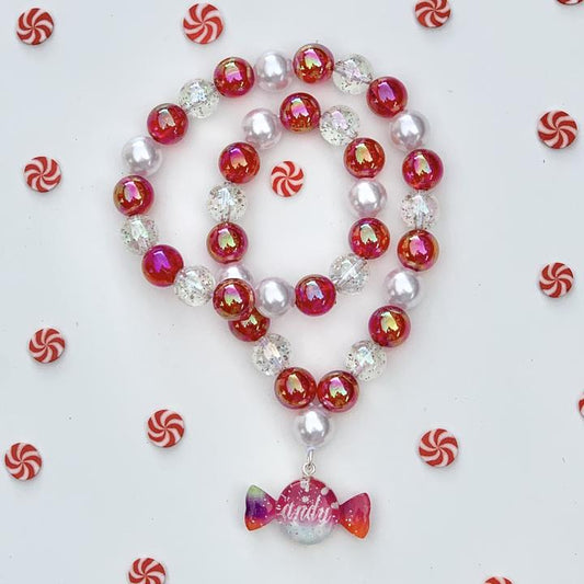 Christmas Candy Necklace