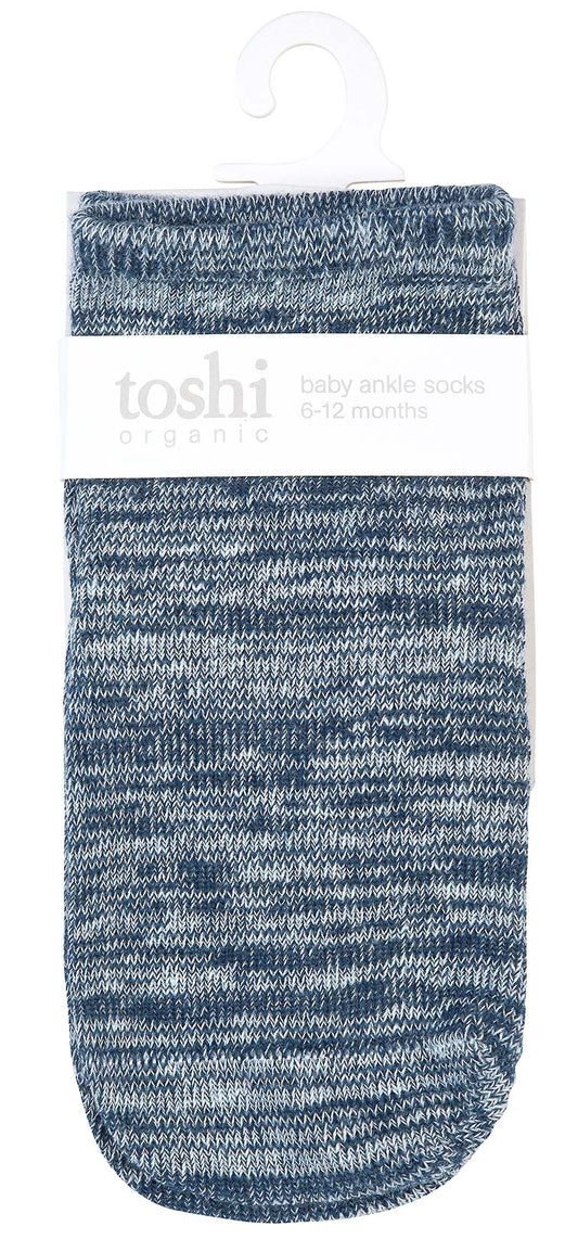 Organic Ankle Socks - Marle Midnight
