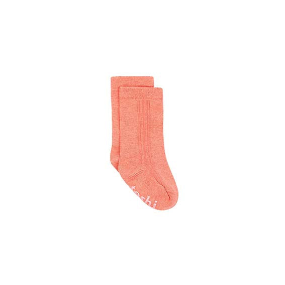 Organic Knee Socks - Dreamtime Coral