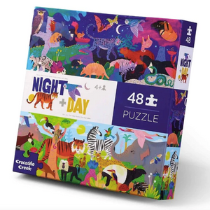 Opposites Puzzle - Night & Day - Race Day (48pc)