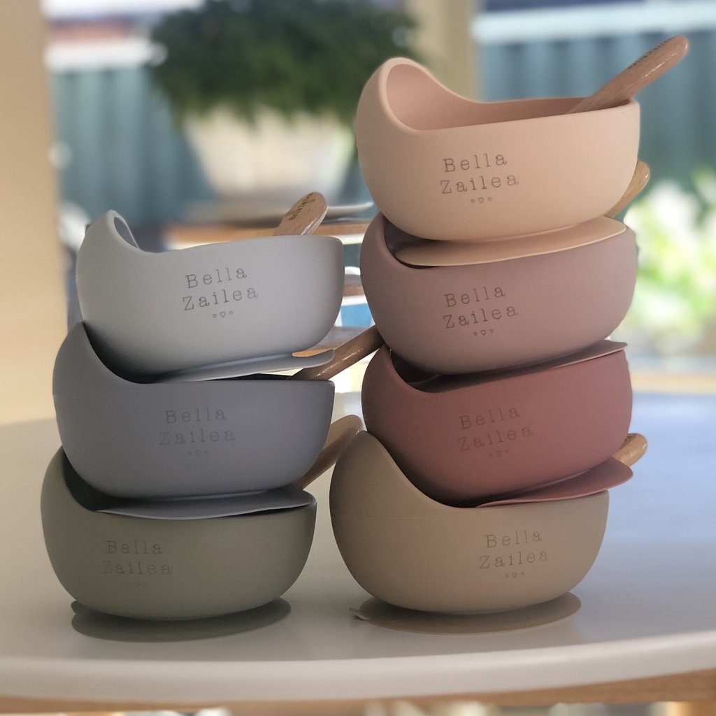 Suction Bowl and Spoon Set