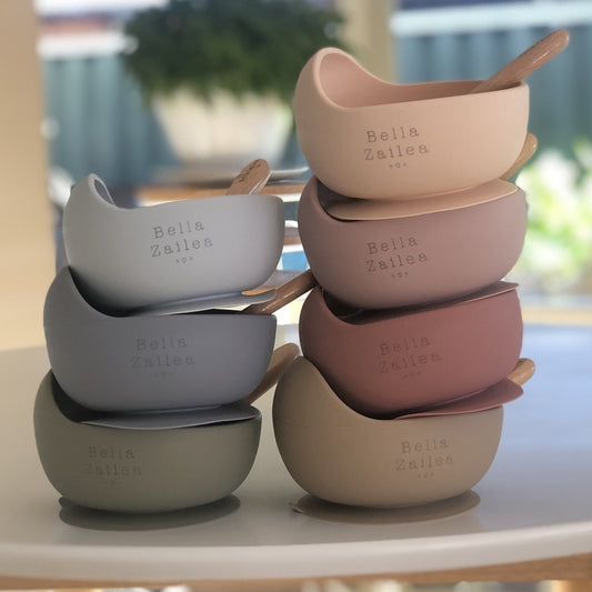 Suction Bowl and Spoon Set