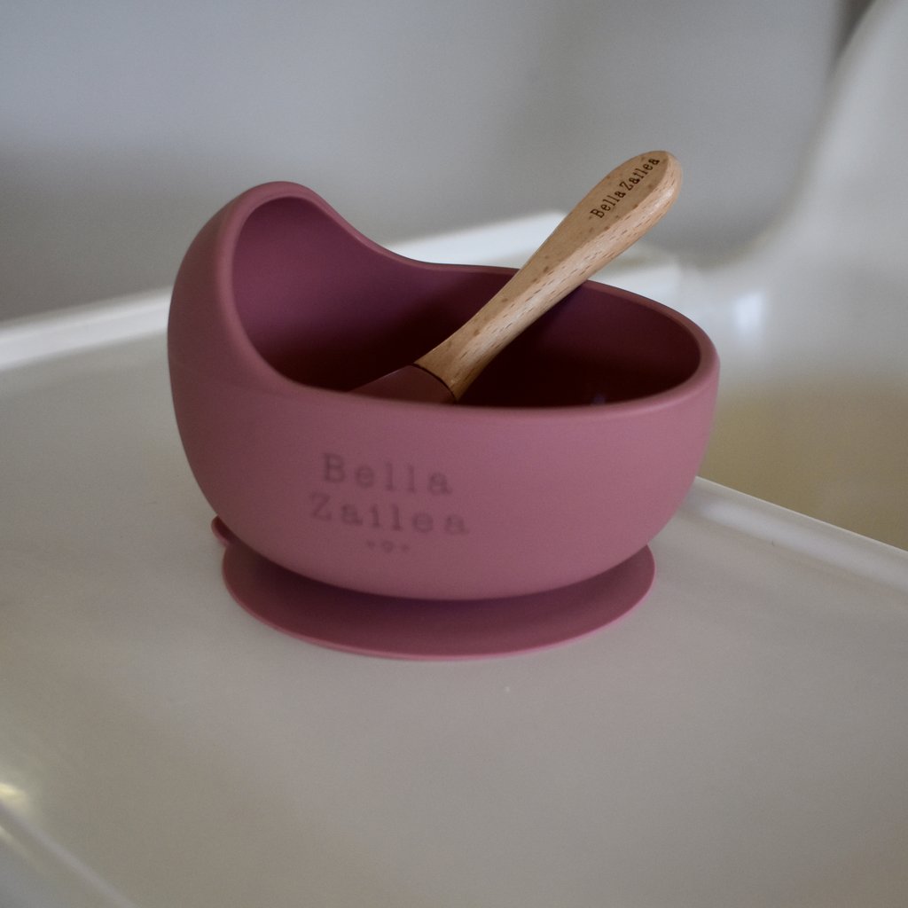 Suction Bowl and Spoon Set
