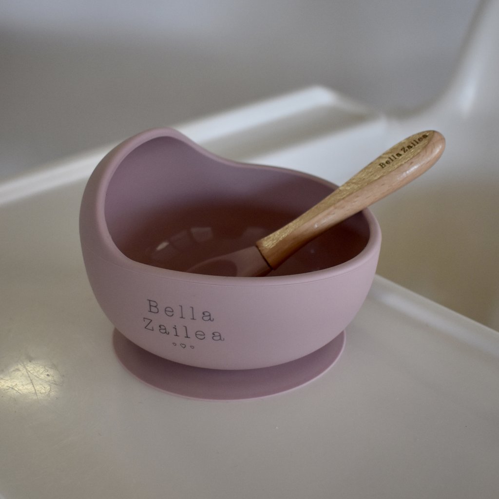 Suction Bowl and Spoon Set