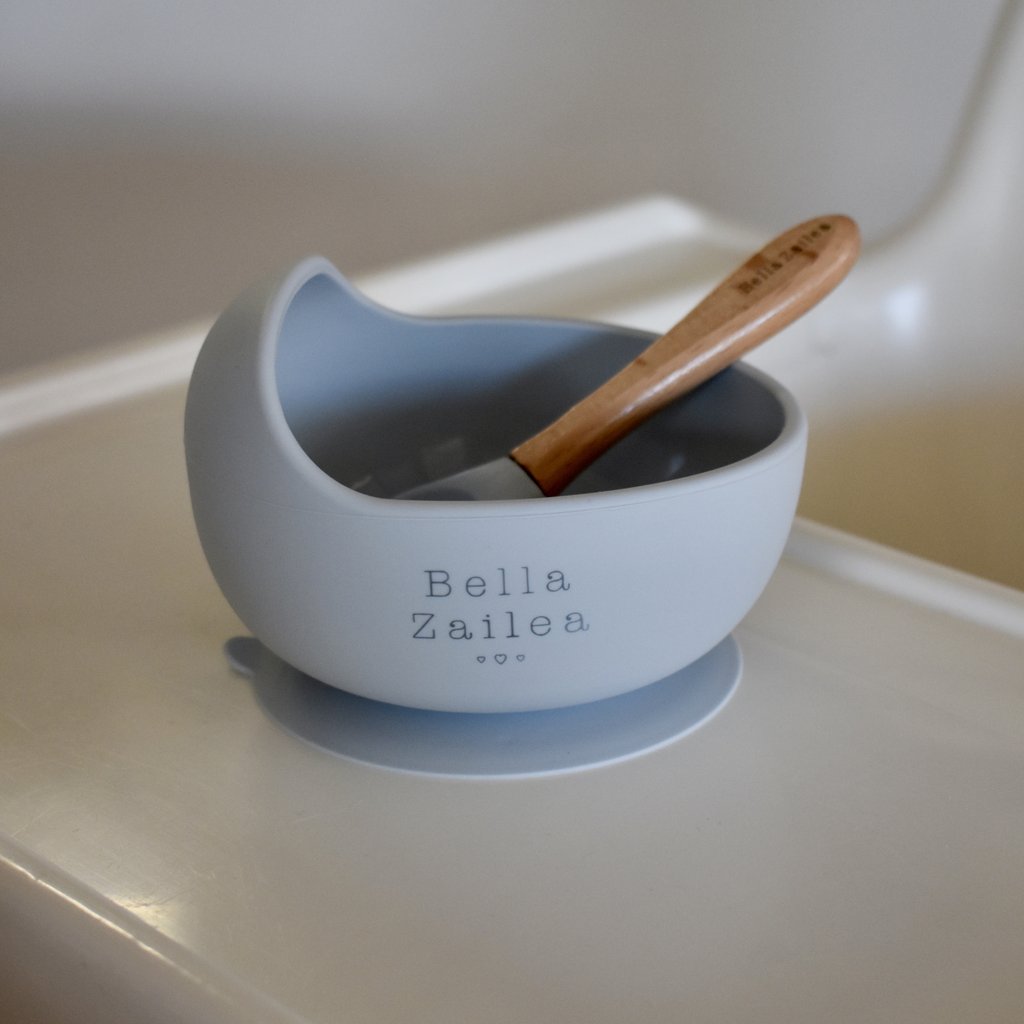 Suction Bowl and Spoon Set