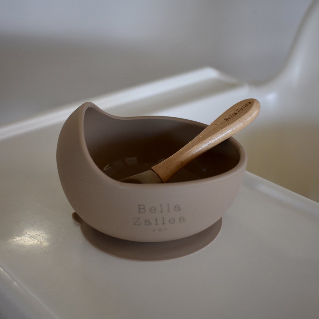 Suction Bowl and Spoon Set