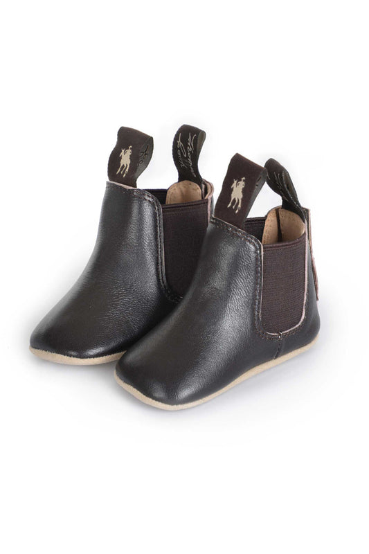 Baby Booties - Dark Brown
