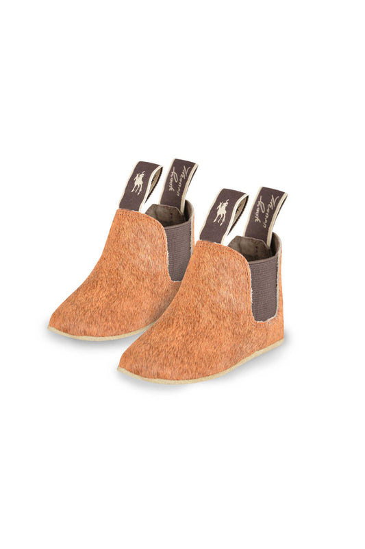 Baby booties - Light Brown