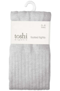 Organic Footed Tights - Dreamtime Ash