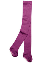 Load image into Gallery viewer, Organic Footed  Tights - Dreamtime Violet

