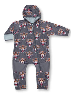 All Weather Fleece Onesie - Tiger