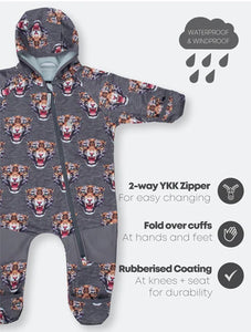 All Weather Fleece Onesie - Tiger