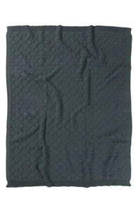 Vintage Knit Blanket Marine