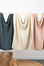 Load image into Gallery viewer, Vintage Knit Blanket Marine
