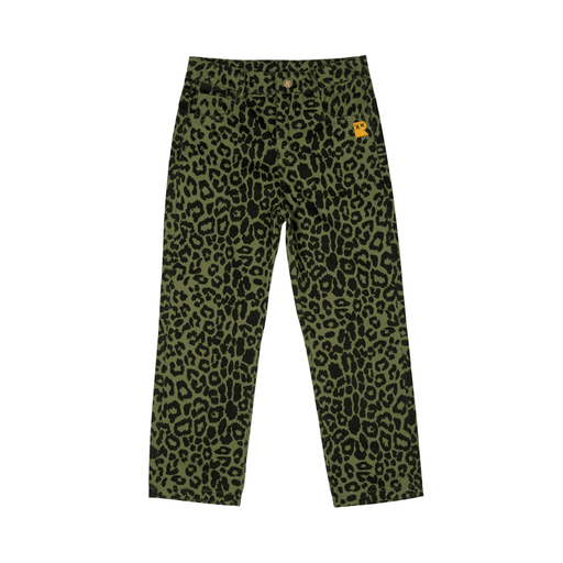 Green Leopard Pants