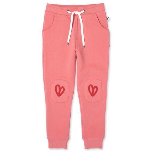 Little Heart Furry Trackies - Rose