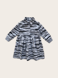 Wildcat Shirt Dress (Baby-Kid) - Storm Blue