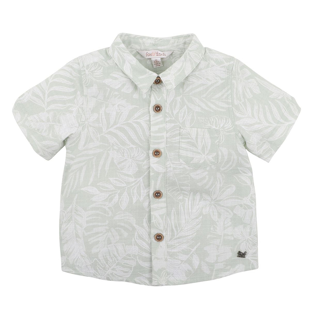 Jungle Fern Shirt - Leaves Print