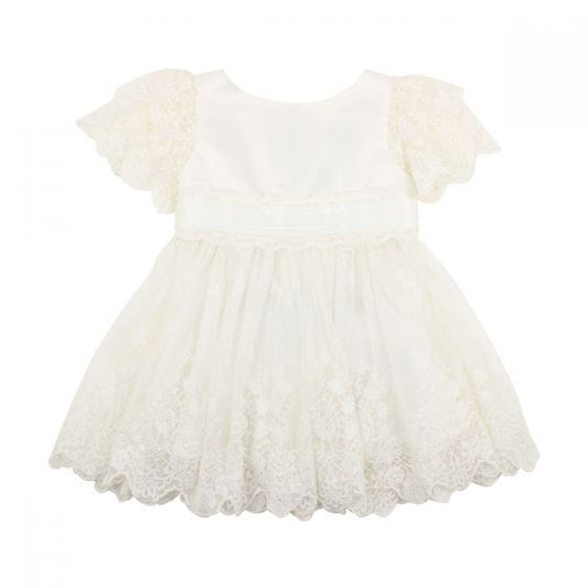 Floaty Sleeve Dress - Ivory