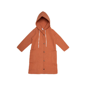 Trench Coat Padded & Stitched - Copper