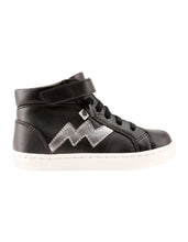 Load image into Gallery viewer, Bolty High top - Black / Rich Silver
