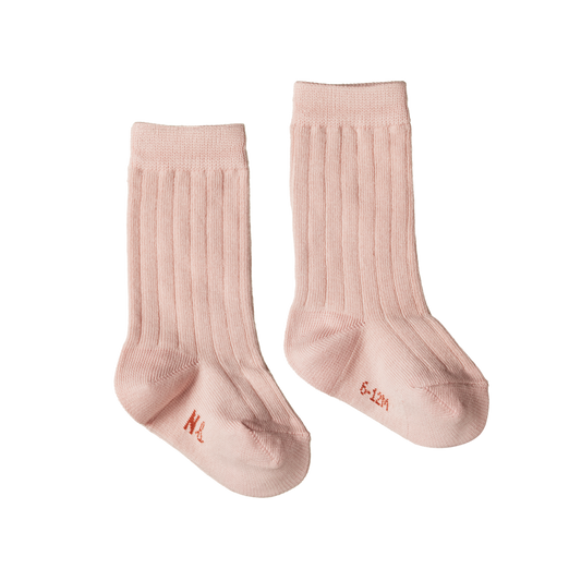 Organic Cotton Rib Socks