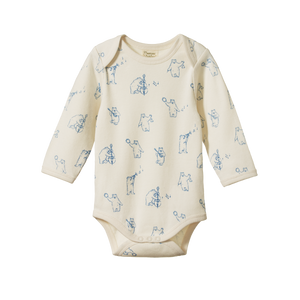 Long Sleeve Bodysuit - Bluegrass Bears