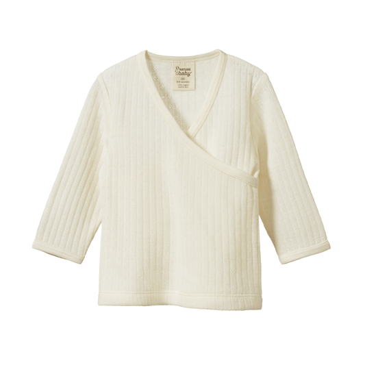 Kimono Top Pointelle - Natural