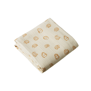 Happy Hedgehog Muslin Wrap