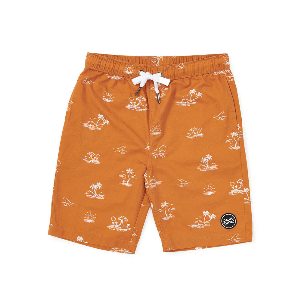 Tropicool Shorts - Burnt Orange