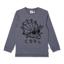Load image into Gallery viewer, Cool Dino Tee - Storm Stripe
